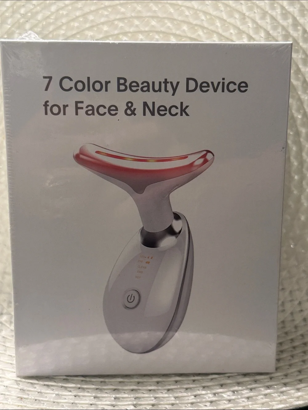 7-Color LED Skin Rejuvenation Device - White